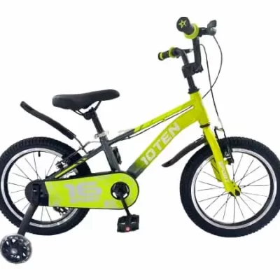 BICICLETA ARO 16 10TEN  NIÑO GRIS/AMARILLO 25123