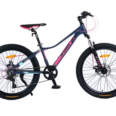 BICICLETA ARO 24 FOSS 7VEL. XC24 FUCSIA/PURPURA