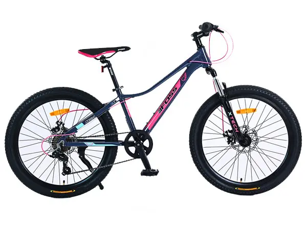 BICICLETA ARO 24 FOSS 7VEL. XC24 FUCSIA/PURPURA