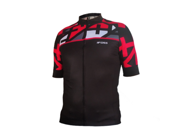 tricota ciclista foss black fuchsia para ciclismo