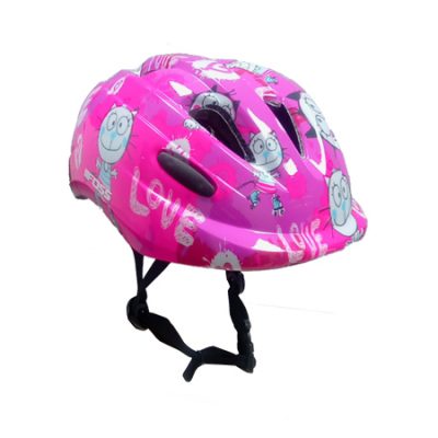 CASCO FOSS KIDS NIÑA PINK CAT 44-48CM